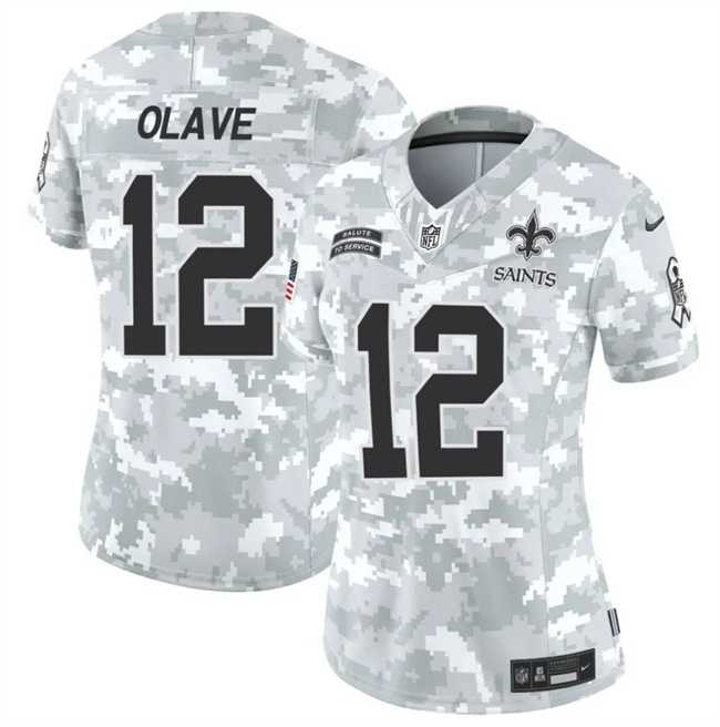 Women's New Orleans Saints #12 Chris Olave 2024 F.U.S.E Arctic Camo Salute To Service Limited Stitched Jersey Dzhi,We sell and wholesale Women's New Orleans Saints #12 Chris Olave 2024 F.U.S.E Arctic Camo Salute To Service Limited Stitched Jersey Dzhi on line form chian!